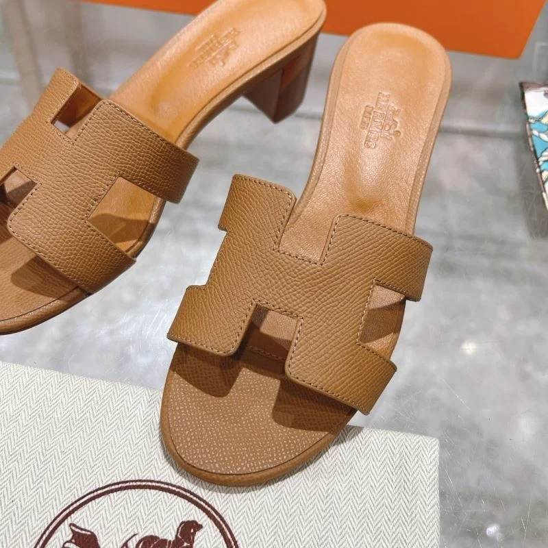 Packable Hermes Slippers 28323