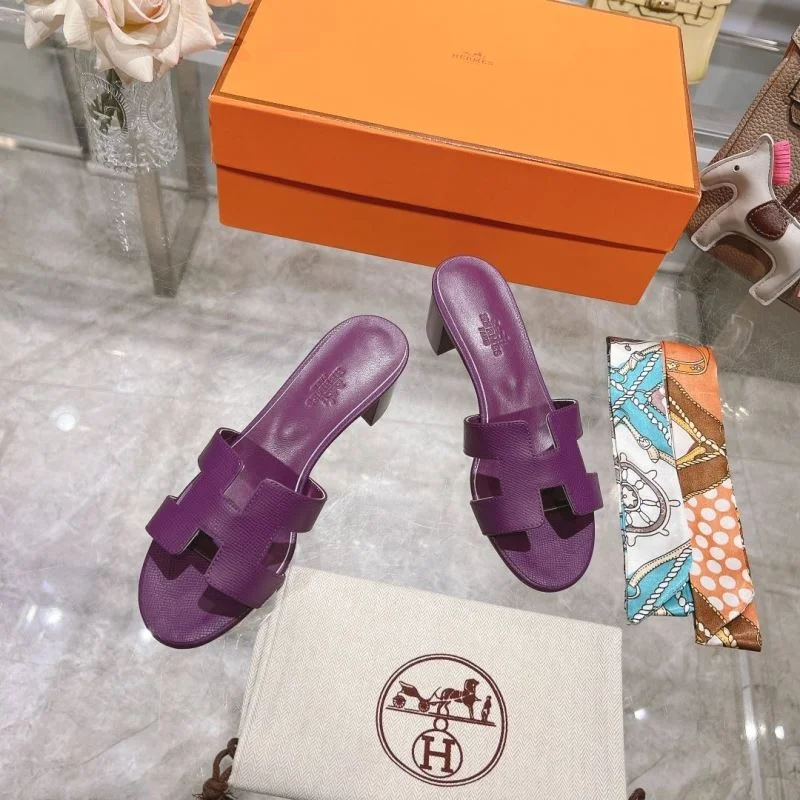 Sleek Hermes Slippers 28313