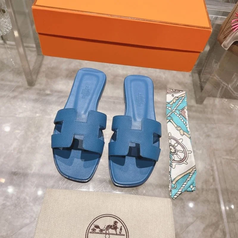 Soft Hermes Slippers 28295