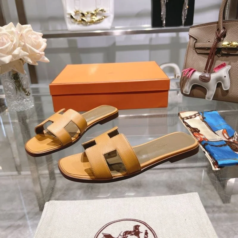 EyeCatching Hermes Slippers 28287