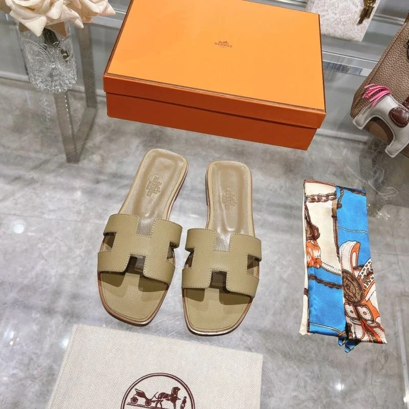 Refined Hermes Slippers 28271