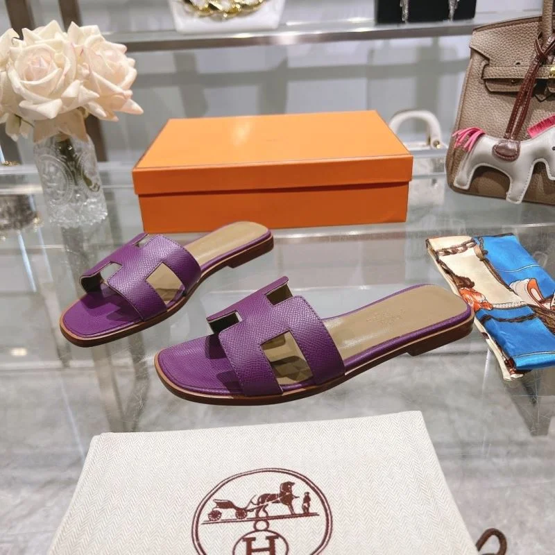OdorResistant Hermes Slippers 28270