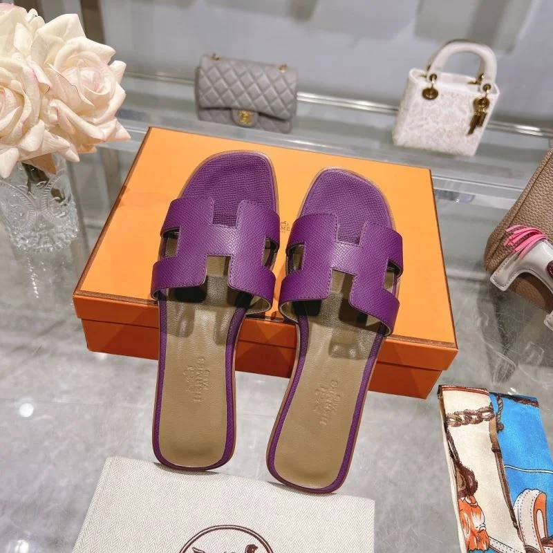 OdorResistant Hermes Slippers 28270