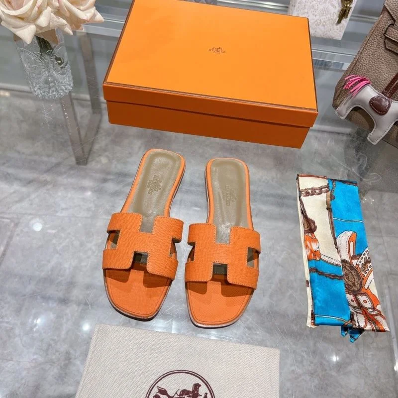 Supportive Hermes Slippers 28272