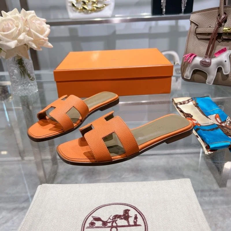Supportive Hermes Slippers 28272