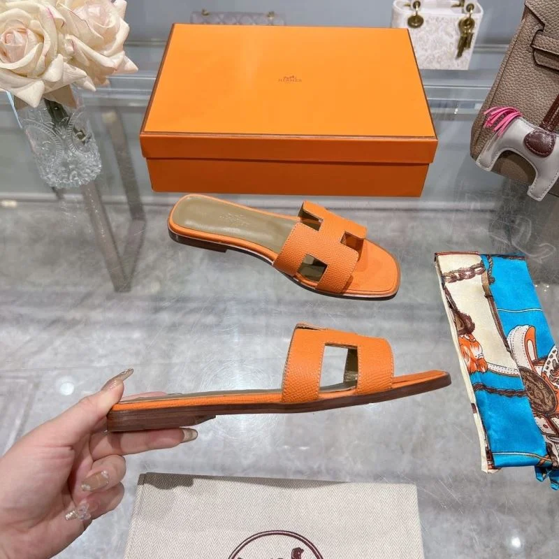 Supportive Hermes Slippers 28272