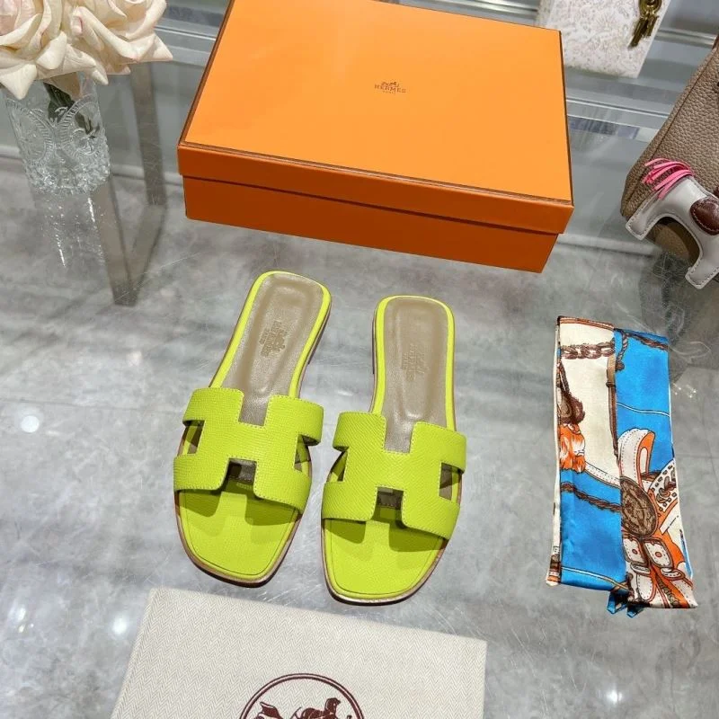 SmoothTexture Hermes Slippers 28253