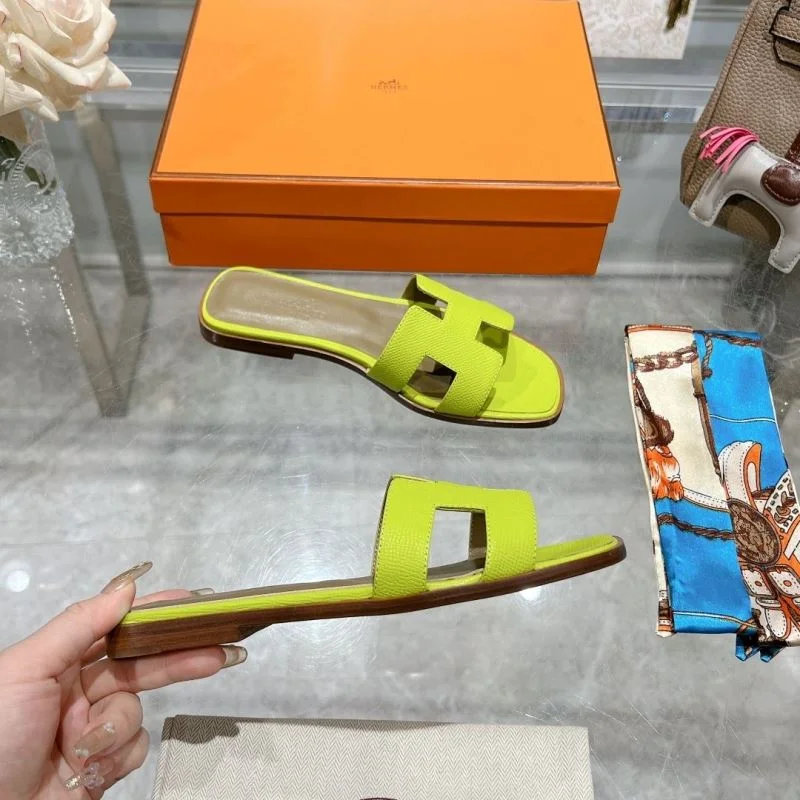 SmoothTexture Hermes Slippers 28253