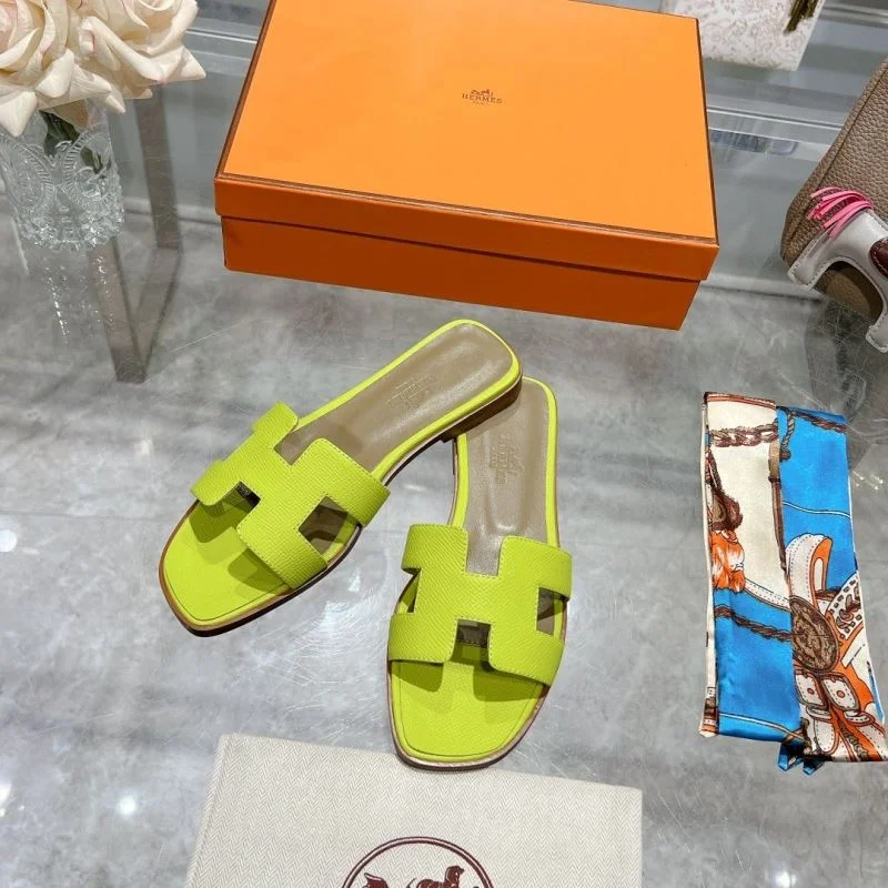SmoothTexture Hermes Slippers 28253
