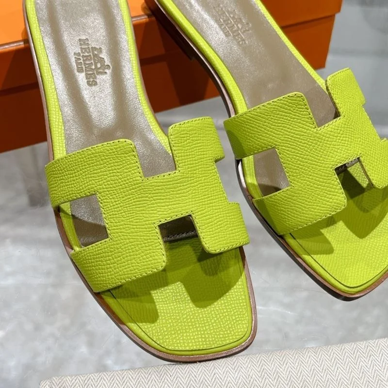 SmoothTexture Hermes Slippers 28253