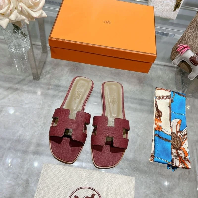 Neat Hermes Slippers 28244