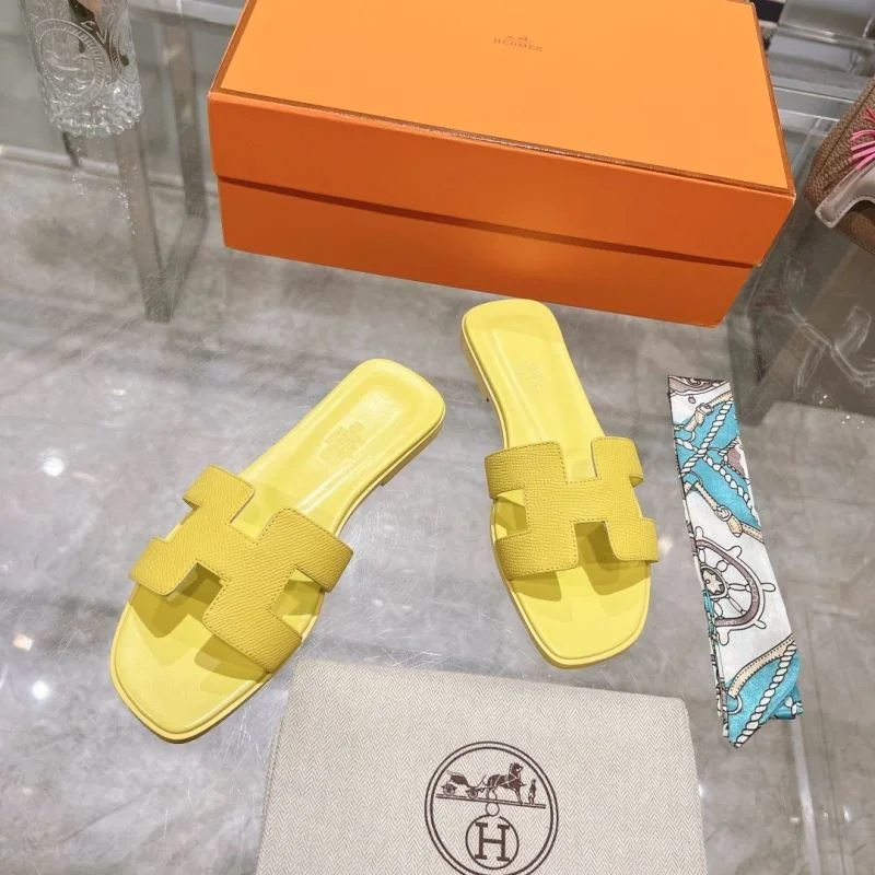 Sleek Hermes Slippers 28235