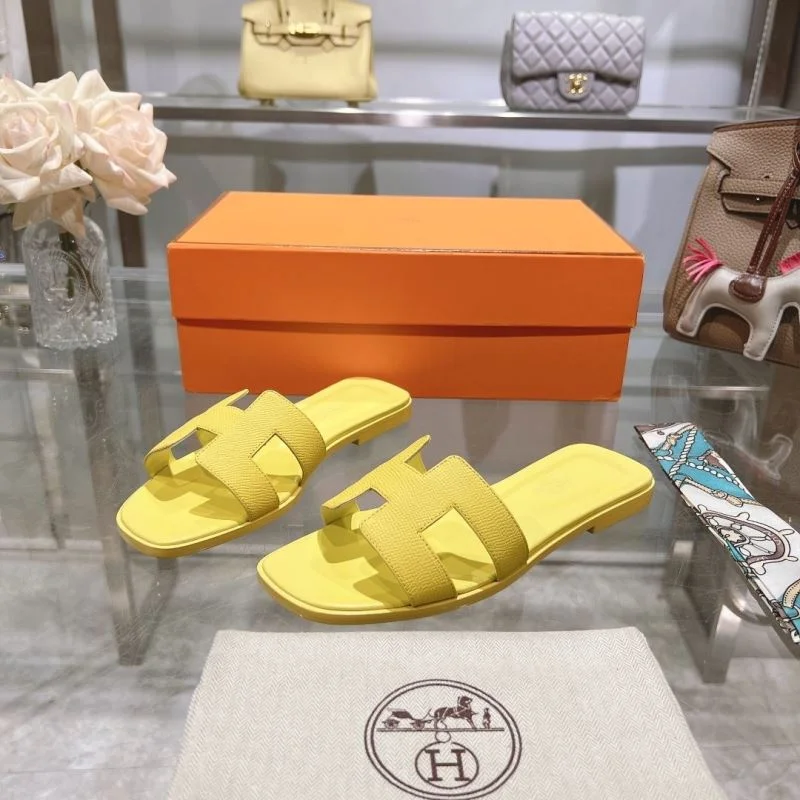 Sleek Hermes Slippers 28235