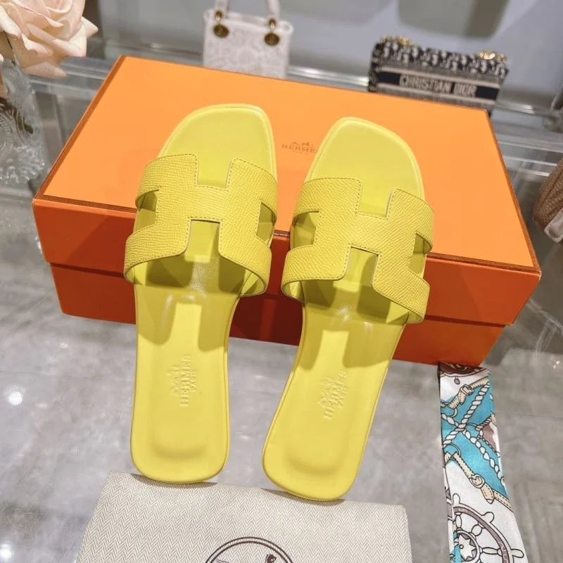 Sleek Hermes Slippers 28235