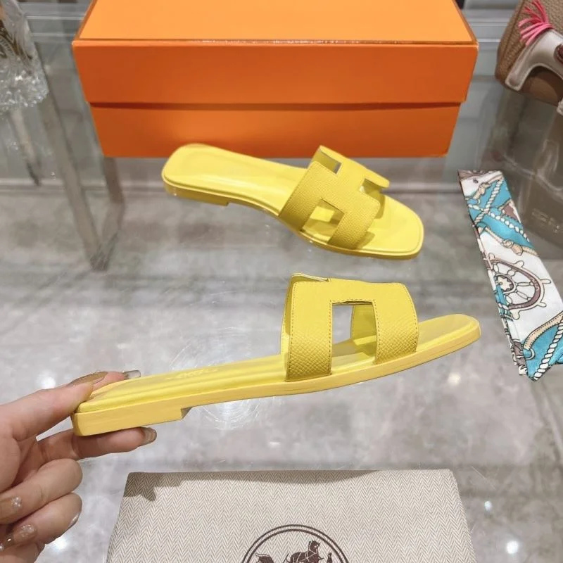Sleek Hermes Slippers 28235
