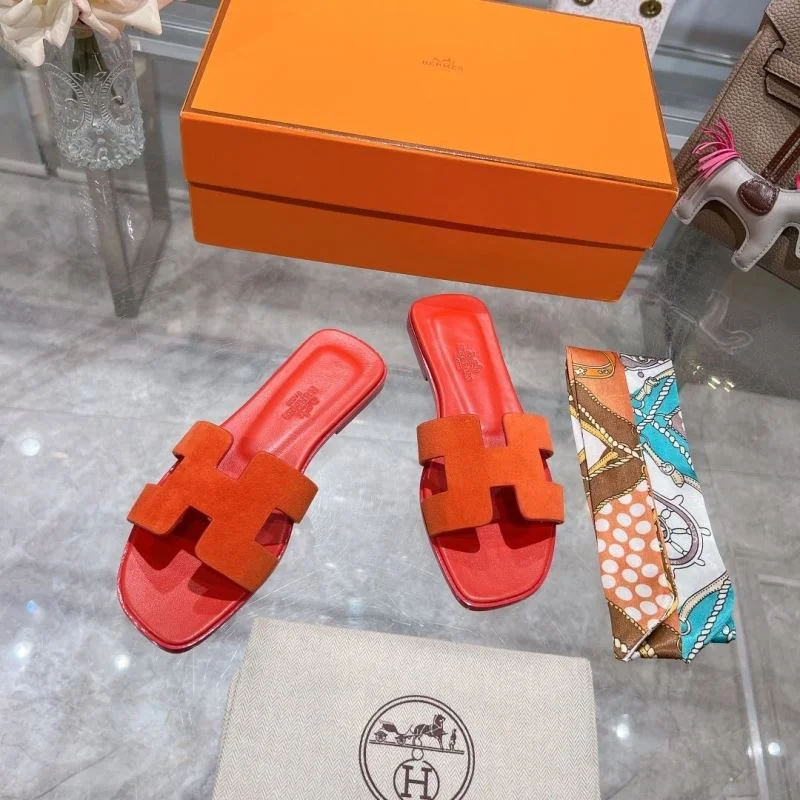 Refined Hermes Slippers 28227