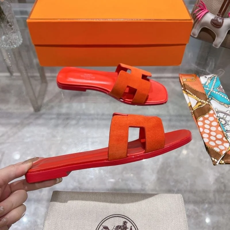 Refined Hermes Slippers 28227
