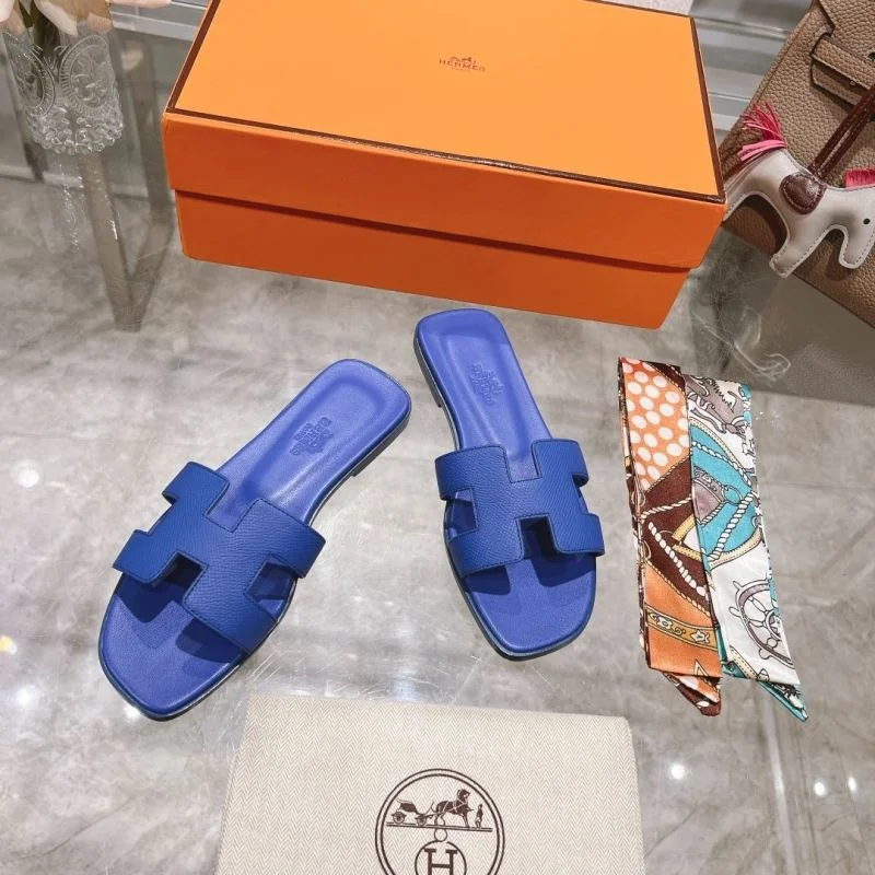 Vibrant Hermes Slippers 28221