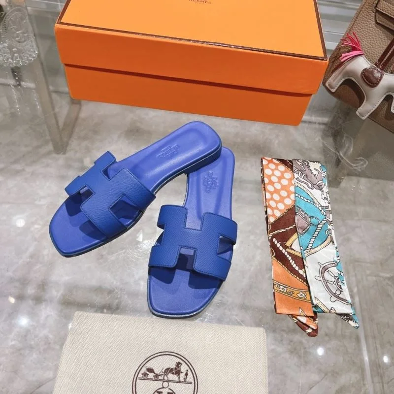 Vibrant Hermes Slippers 28221