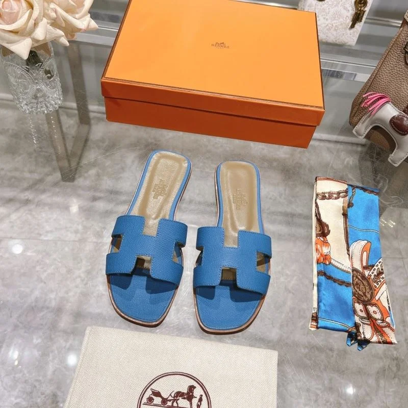 Refined Hermes Slippers 28180