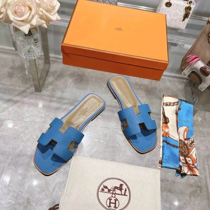 Refined Hermes Slippers 28180