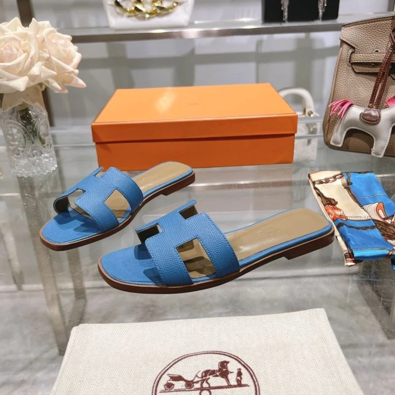 Refined Hermes Slippers 28180