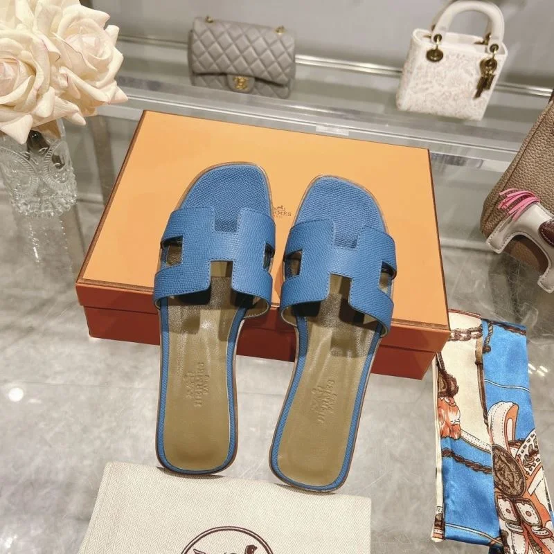 Refined Hermes Slippers 28180