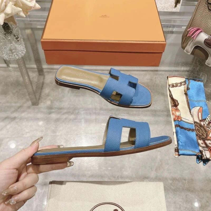 Refined Hermes Slippers 28180