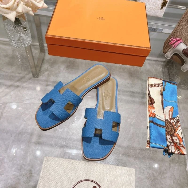 Refined Hermes Slippers 28180