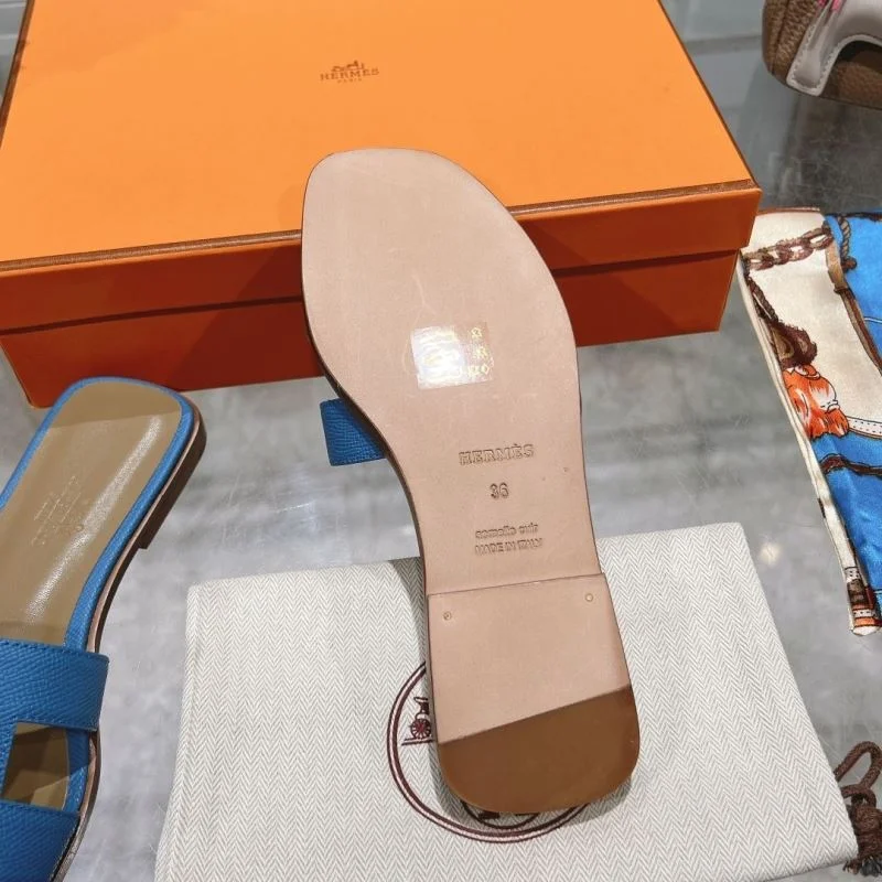 Refined Hermes Slippers 28180