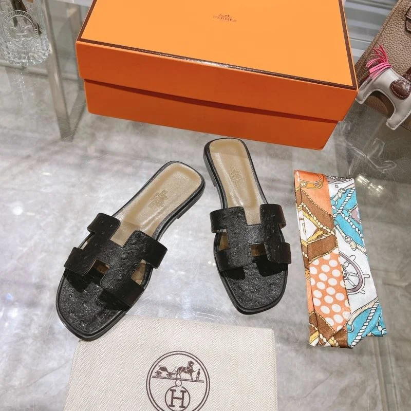 Elegant Hermes Slippers 28128
