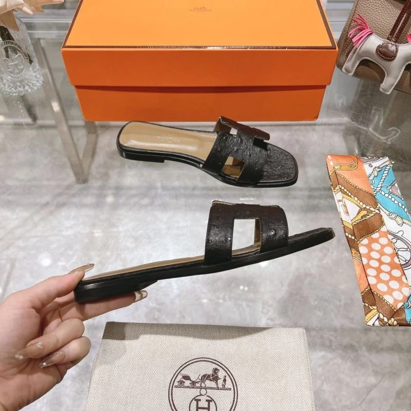 Elegant Hermes Slippers 28128