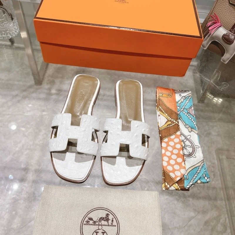 Classic Hermes Slippers 28142