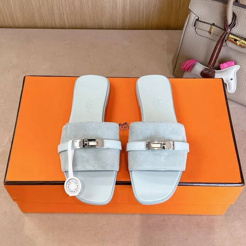 Compact Hermes Slippers 28060