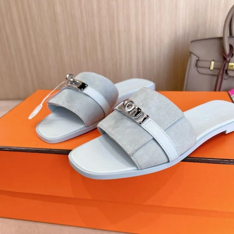 Compact Hermes Slippers 28060