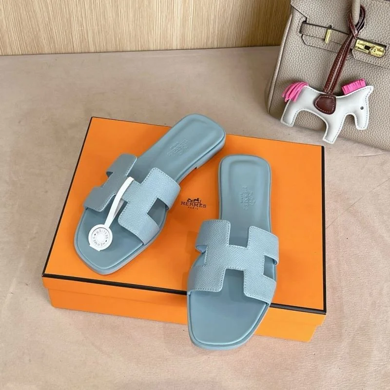Classic Hermes Slippers 28038