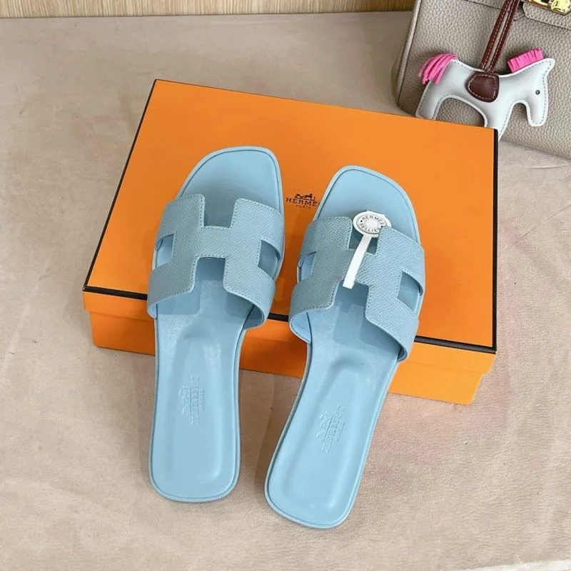Classic Hermes Slippers 28038