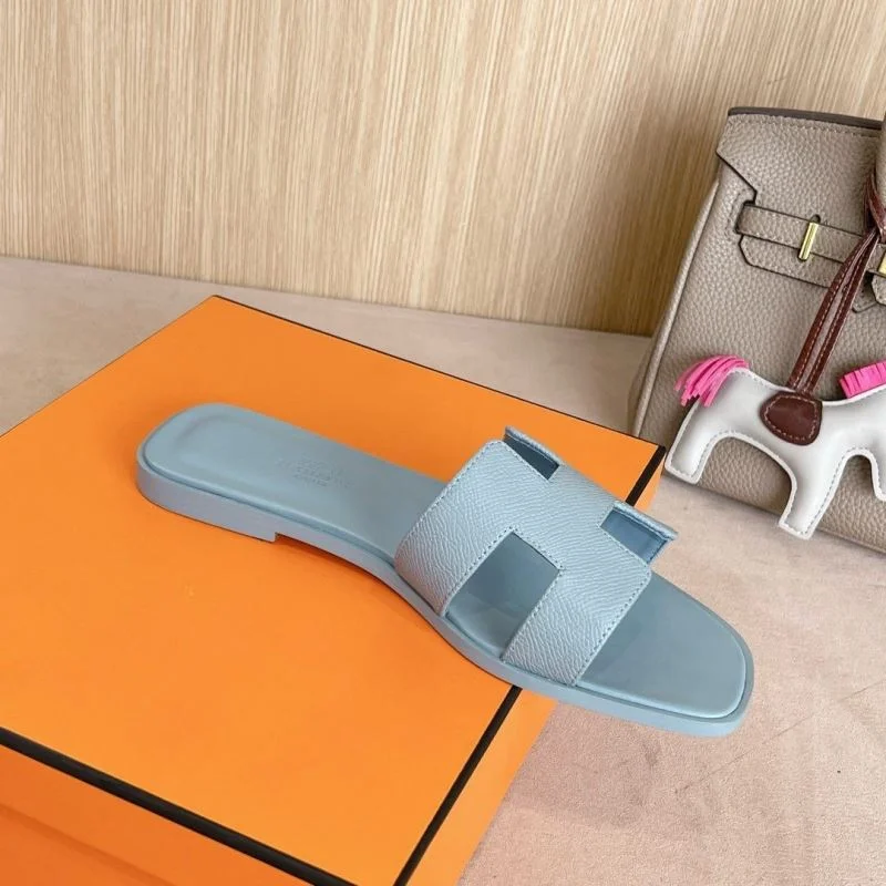 Classic Hermes Slippers 28038