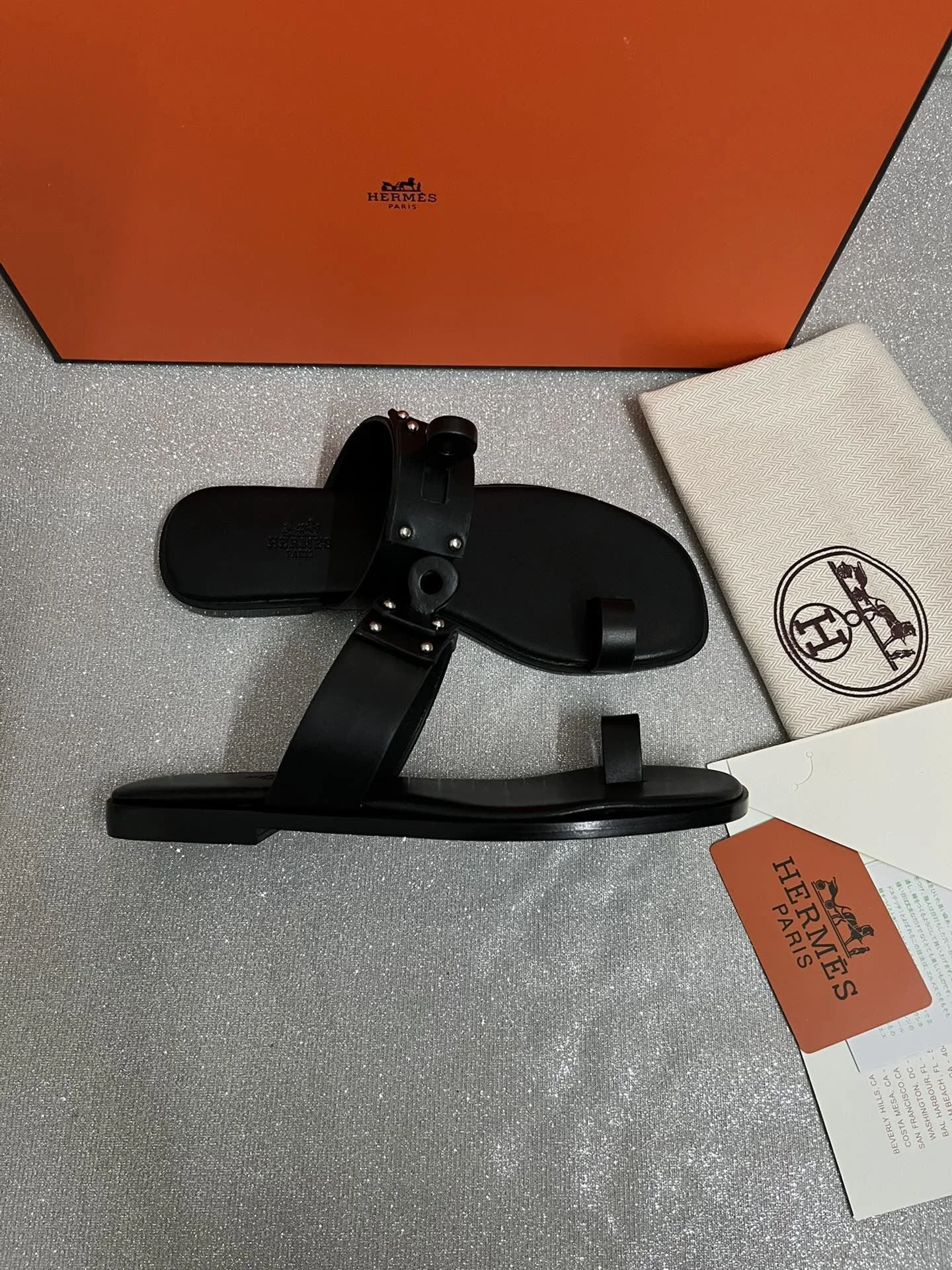 Sustainable Hermes Slippers 26419