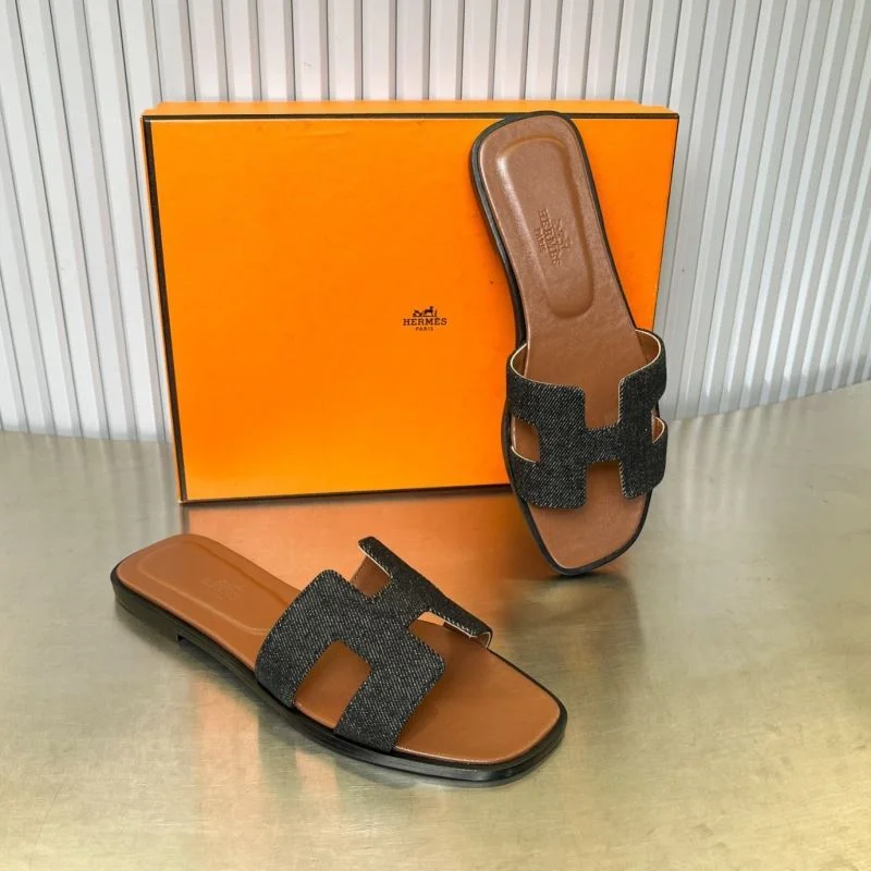 SmoothTexture Hermes Slippers 26380