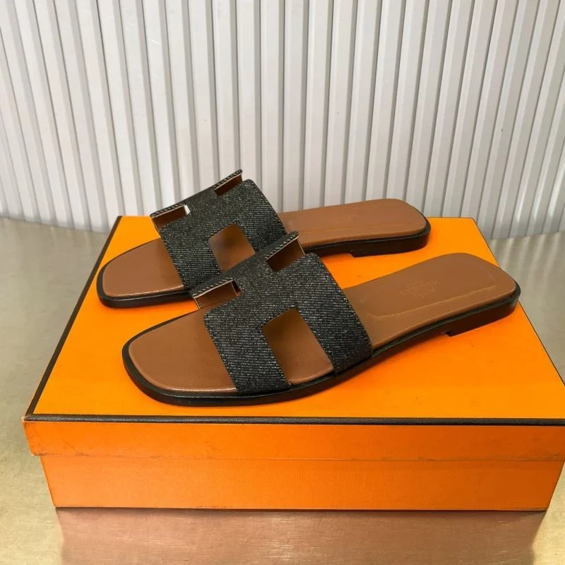 SmoothTexture Hermes Slippers 26380
