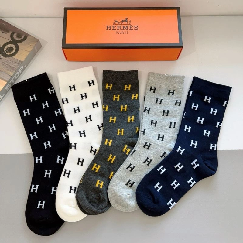 Packable Hermes Socks 273090