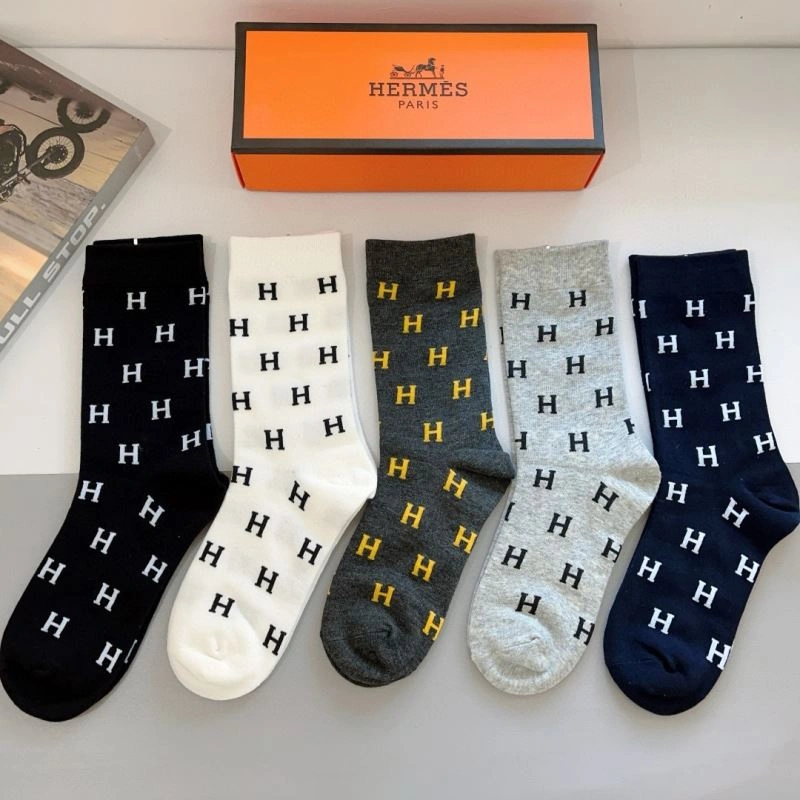 Packable Hermes Socks 273090