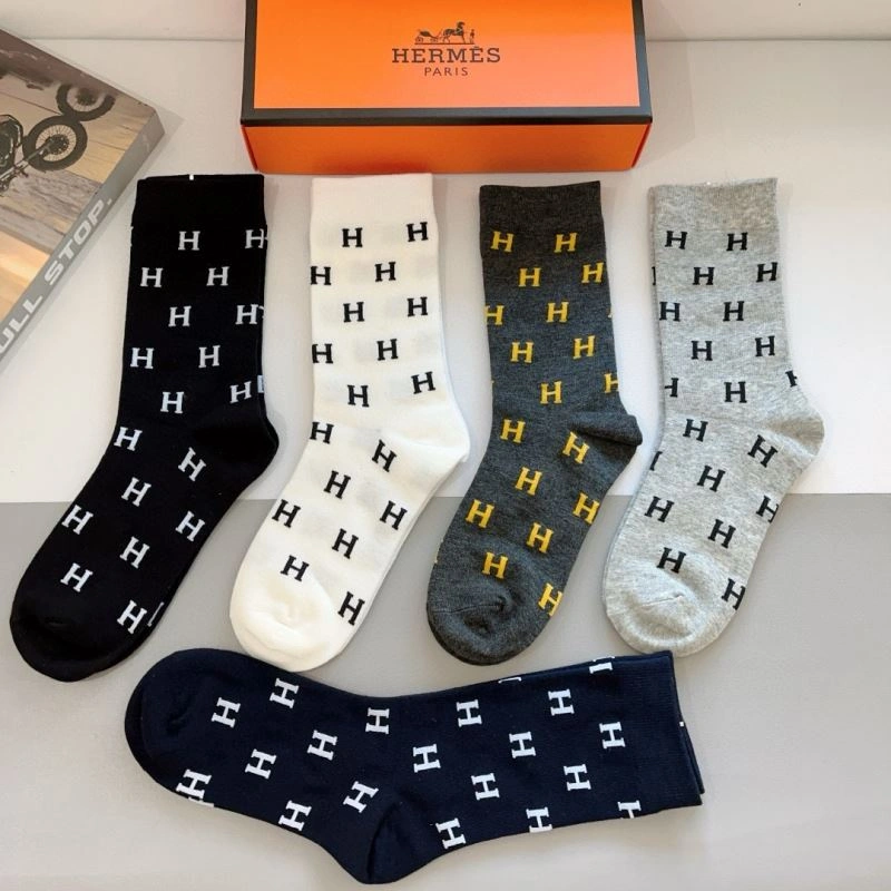 Packable Hermes Socks 273090