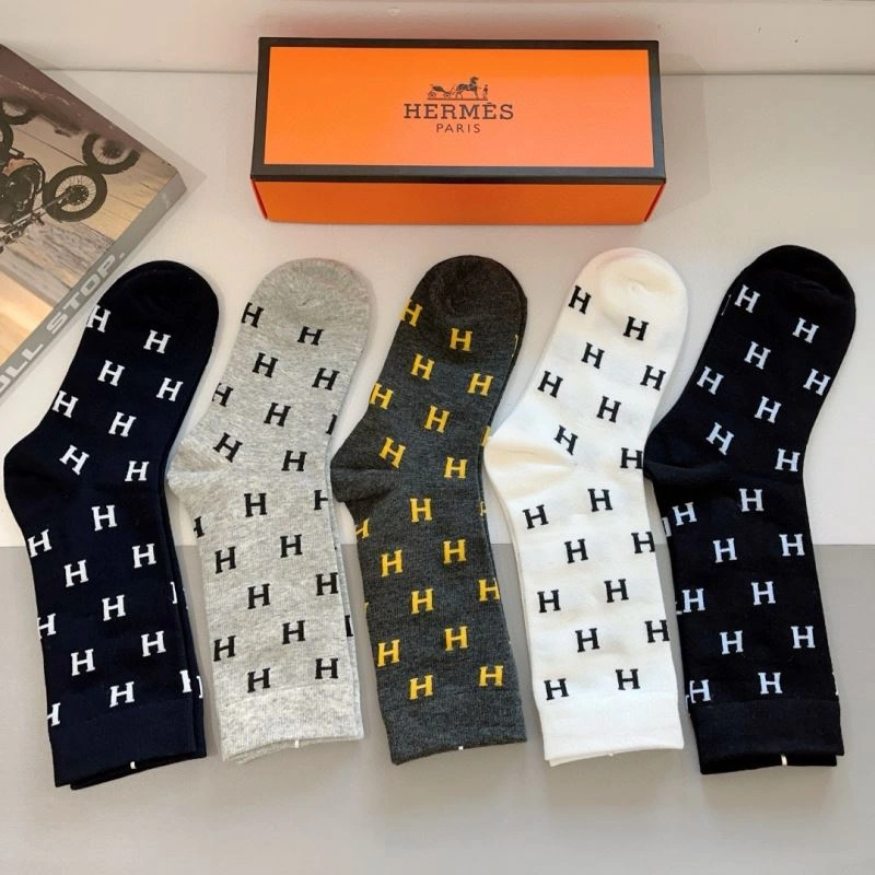 Packable Hermes Socks 273090