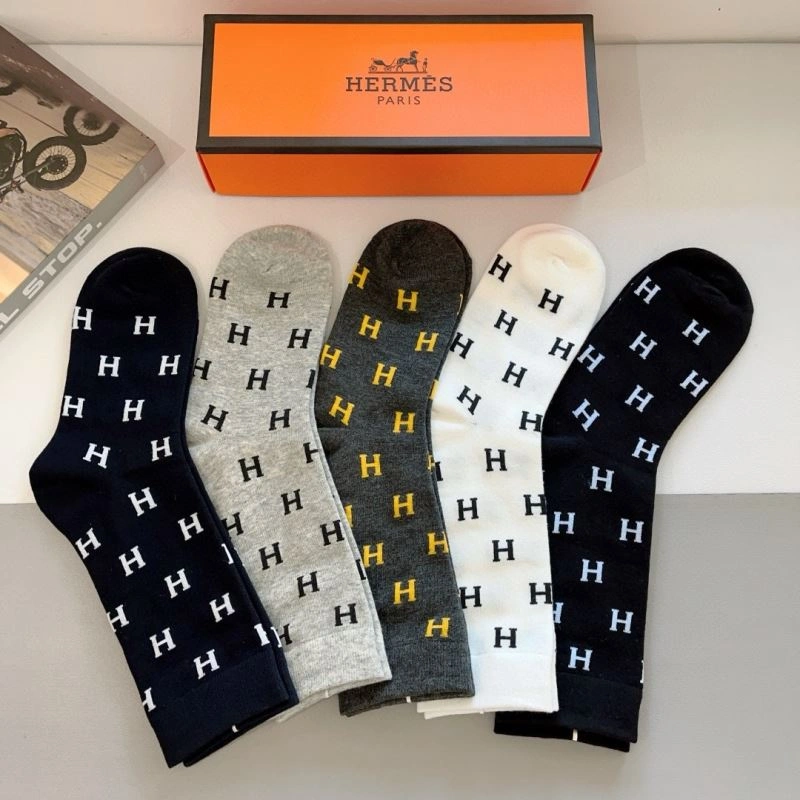 Packable Hermes Socks 273090