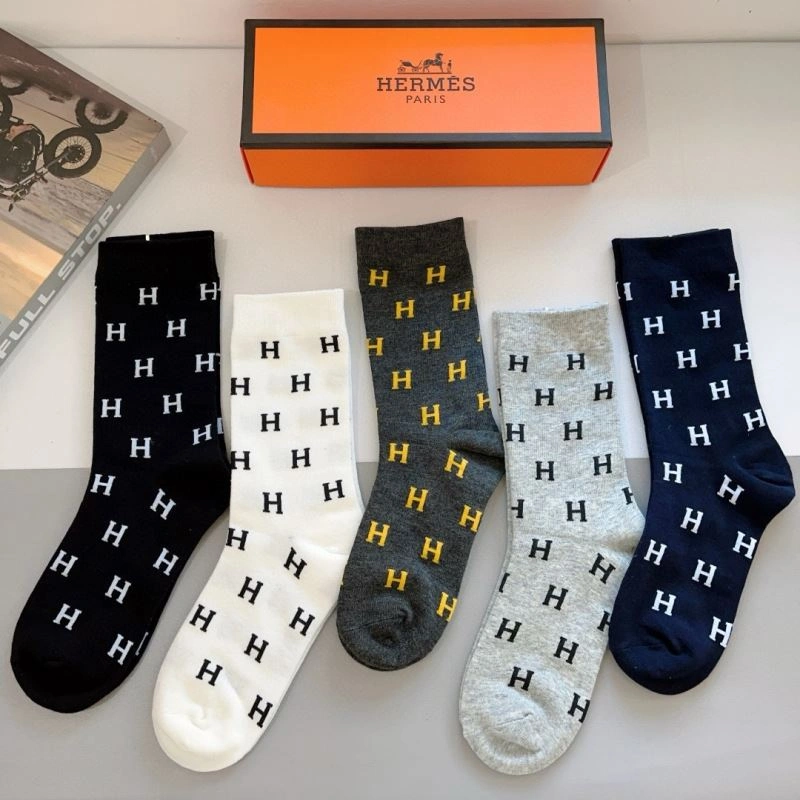 Packable Hermes Socks 273090