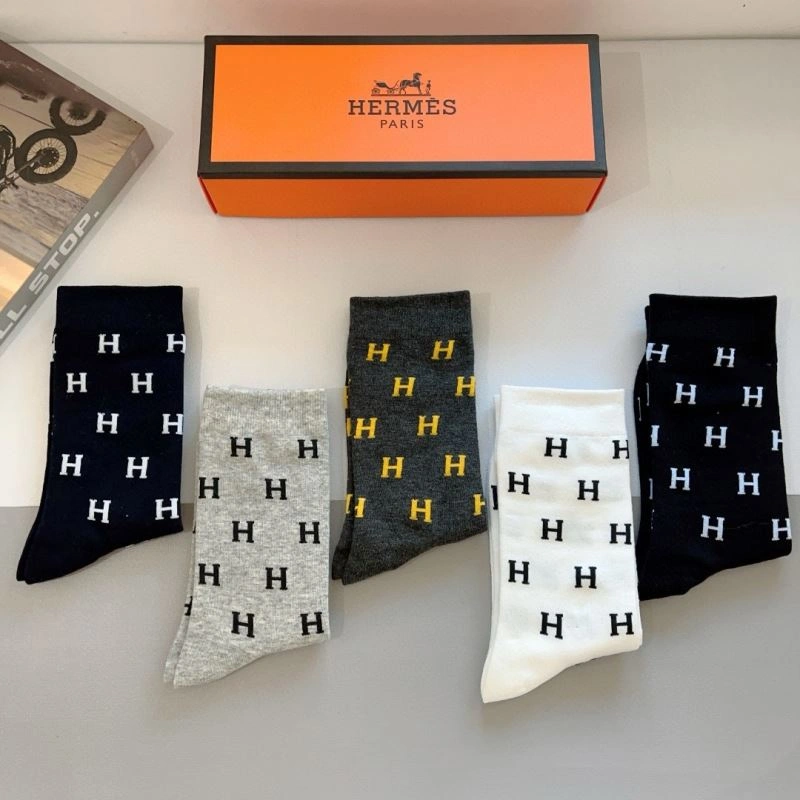 Packable Hermes Socks 273090