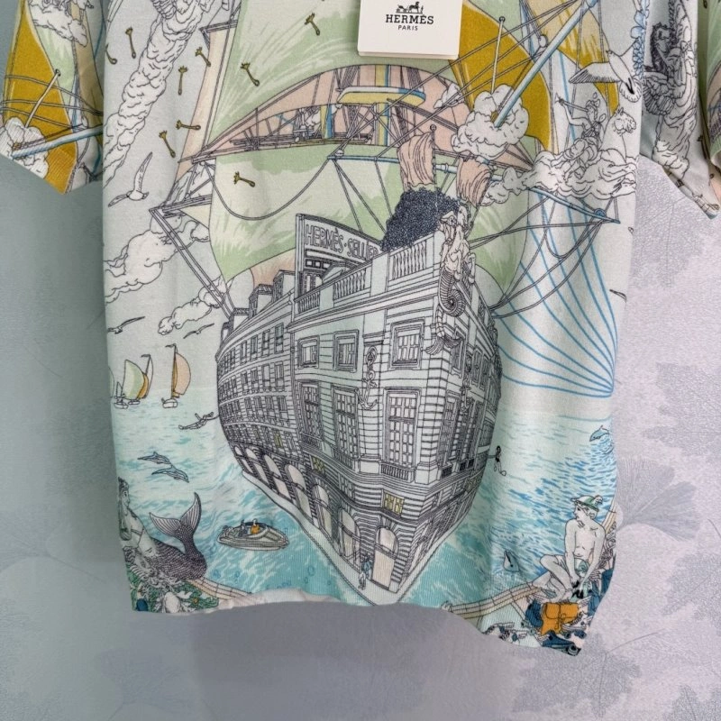 Hermes T-Shirts Breathable 129477