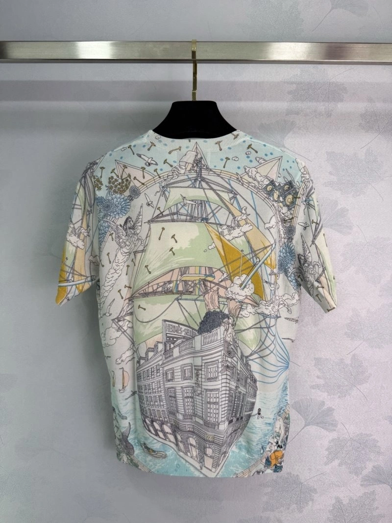 Hermes T-Shirts Breathable 129477